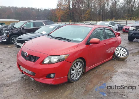 2010 Toyota Corolla S from USA, damaged, VIN 2T1BU4EE4AC249983